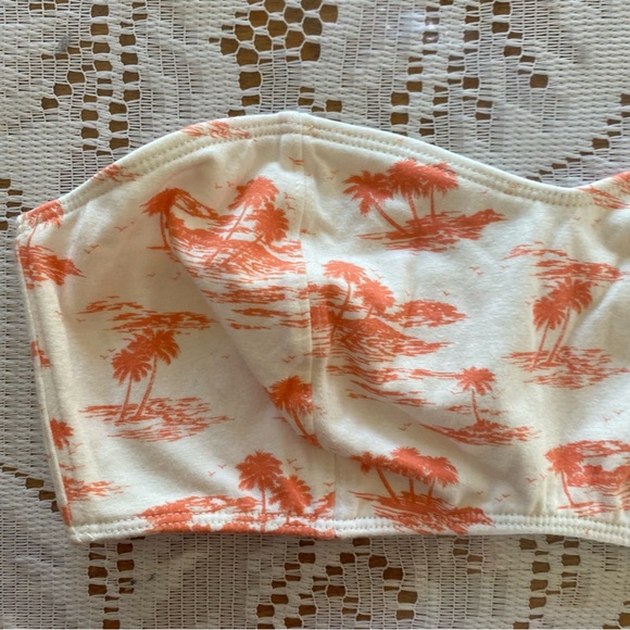 Pacsun Kirra • Tropical Print Bandeau Top - Picture 6 of 8